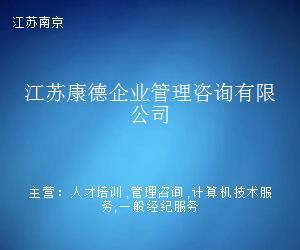 江蘇康德企業管理咨詢 專業驅動，賦能江蘇信息技術咨詢服務升級